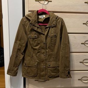 Army green military jacket